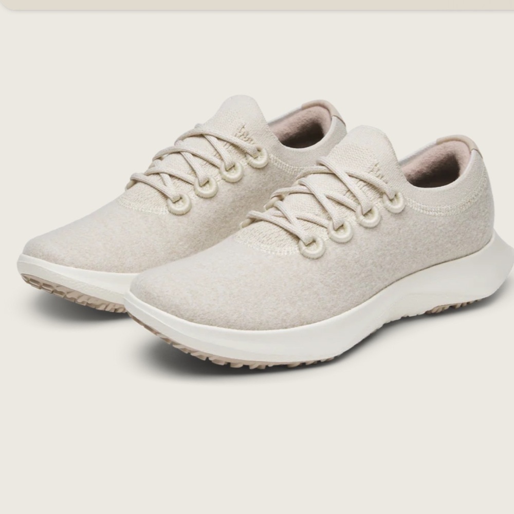ALLBIRDS Women's Wool Runner Mizzle Water-resistant - Stony Cream 7